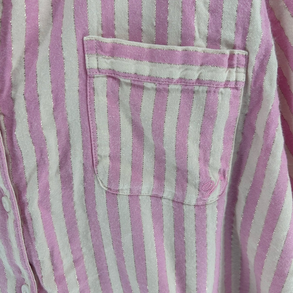 Victoria's Secret Pink Matching  Pajama Set with Gold Accents | Larg - Picture 2 of 6